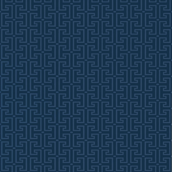 T-Square, Navy Wallcoverings | Thibaut