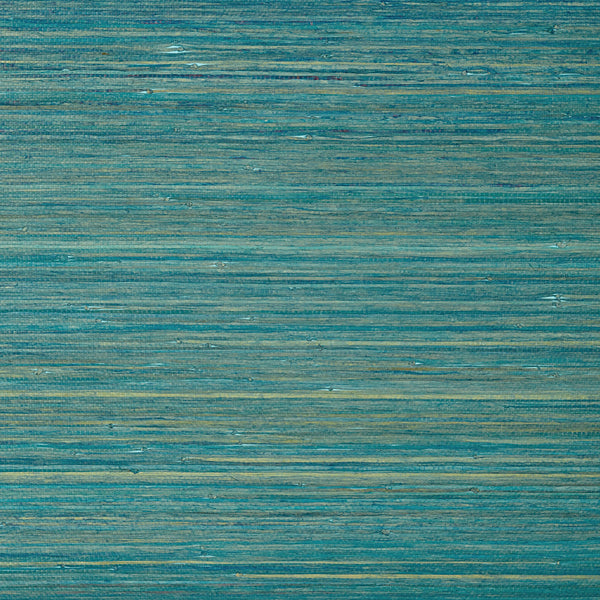 Raffia Palm, Turquoise Wallcoverings | Thibaut