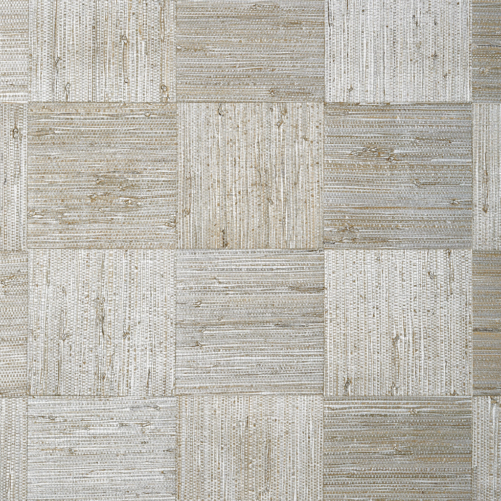 Mosaic Weave, Metallic Silver