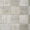 Mosaic Weave, Metallic Silver