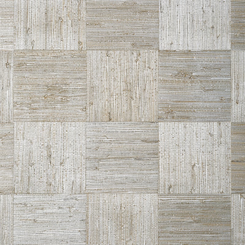 Mosaic Weave, Metallic Silver
