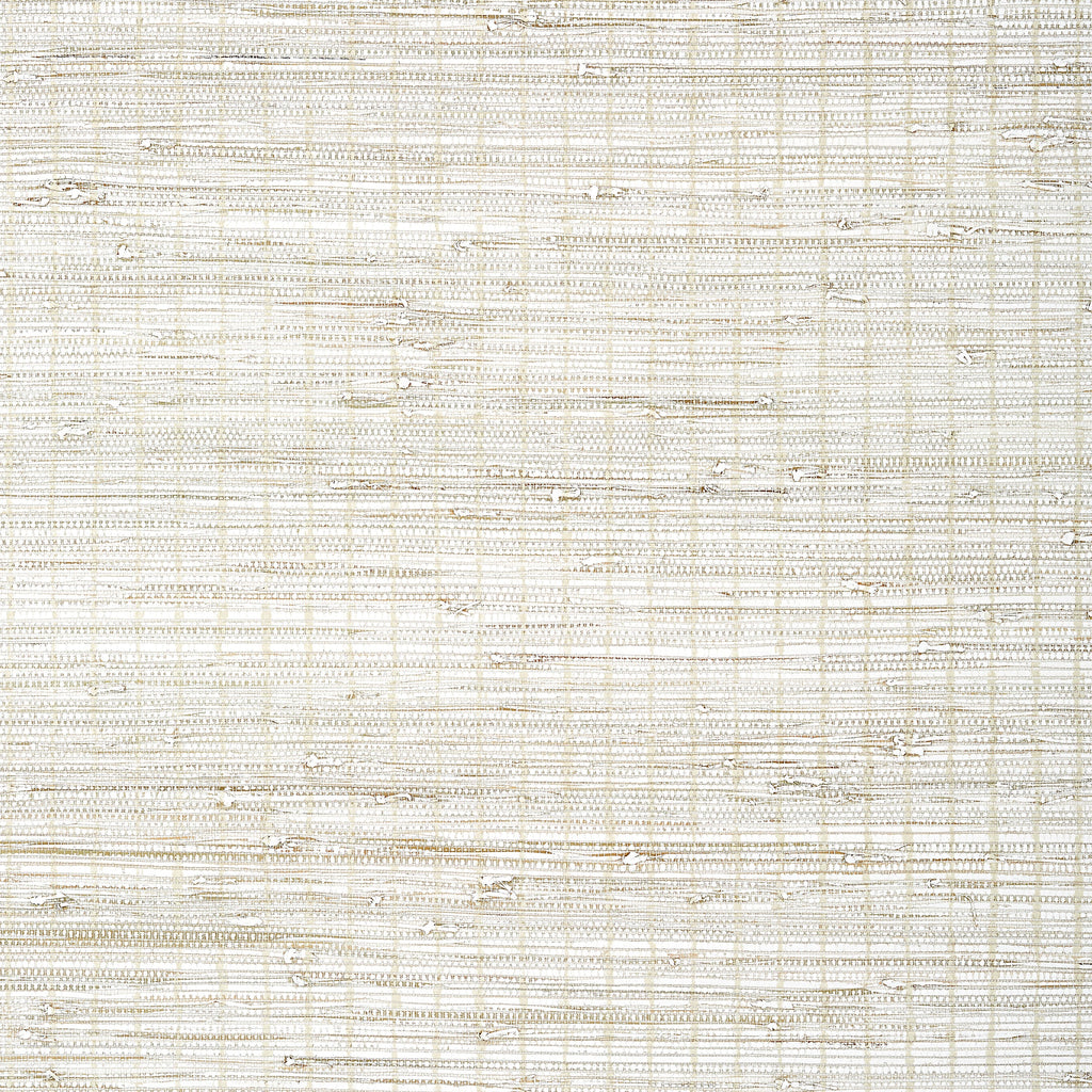 Sutton Stripe, Beige on White