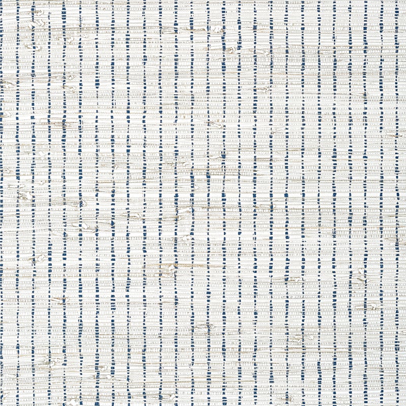 Sutton Stripe, Navy on White