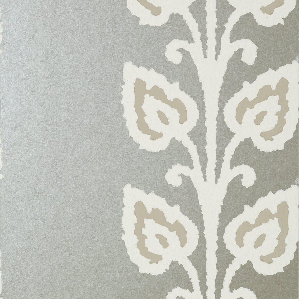 Temecula Silver - Silver Wallcovering | Thibaut