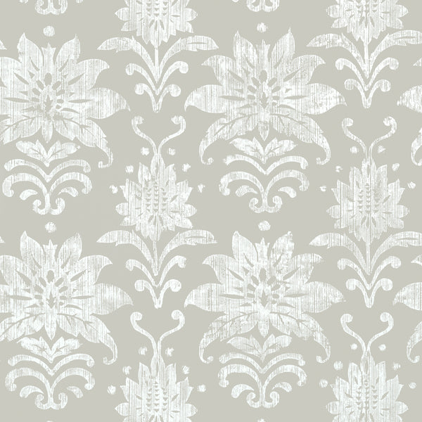 Tanglewood Grey - Grey Wallcovering | Thibaut