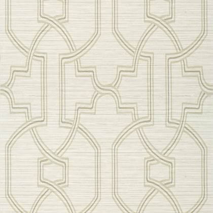 Promenade, Beige Wallcoverings | Thibaut