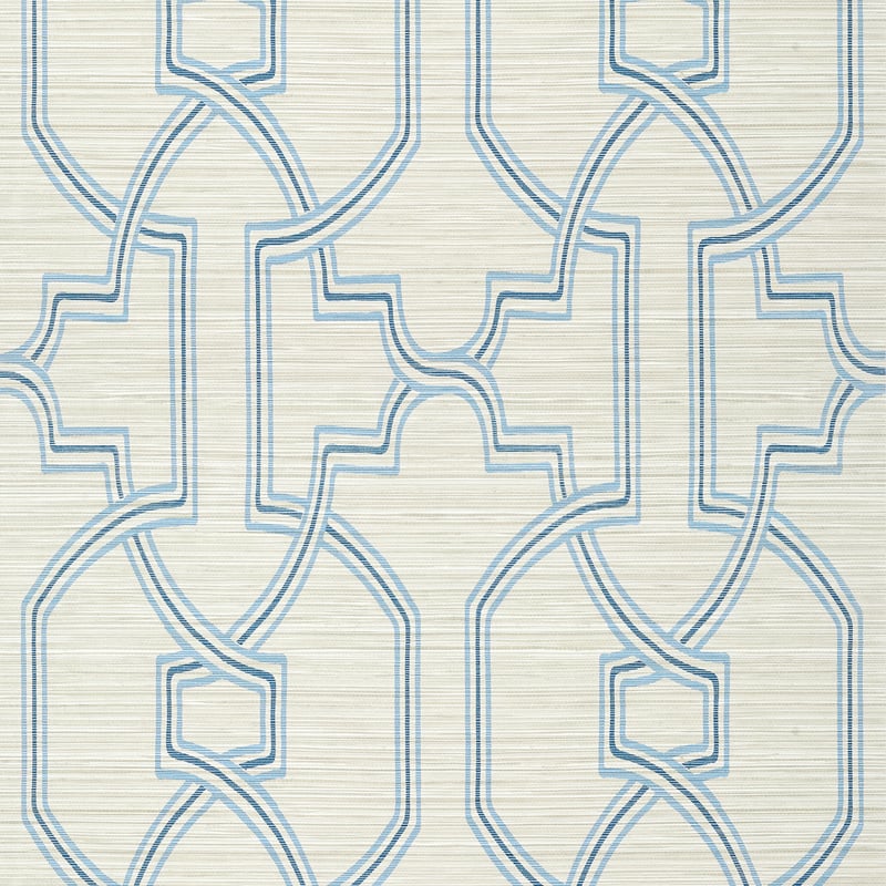Promenade, Cream and Blue