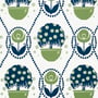 Rene, Navy and Green