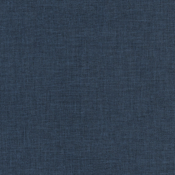 Linen Weave, Navy Wallcoverings | Thibaut