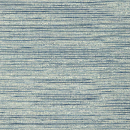 Woody Grass, Blue Wallcoverings | Thibaut