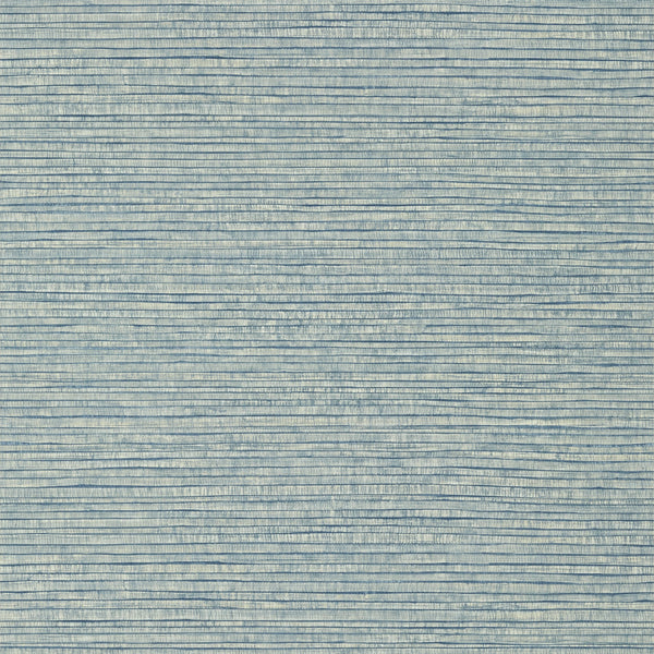 Woody Grass, Blue Wallcoverings | Thibaut