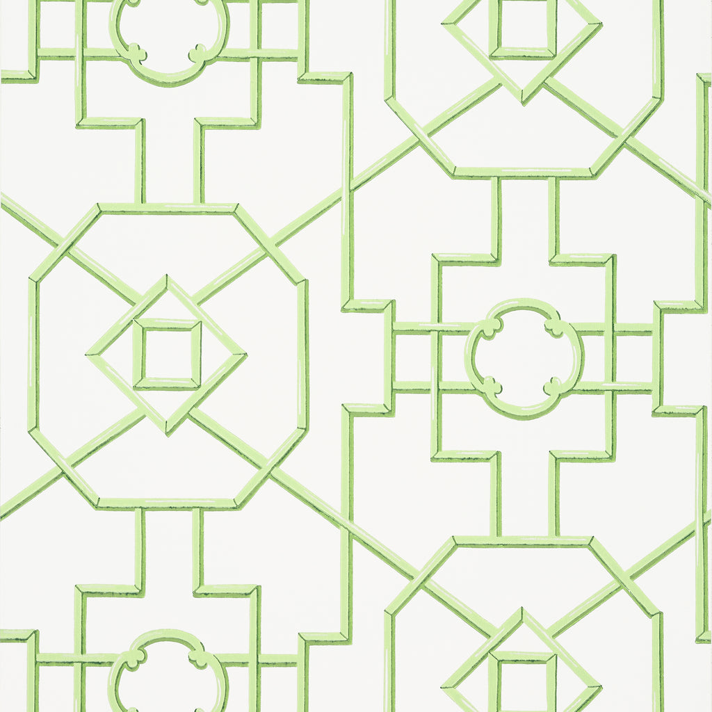 Bamboo Lattice Green | Thibaut