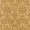 West Indies Damask, Metallic Gold on Camel