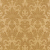 West Indies Damask, Metallic Gold on Camel