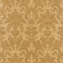 West Indies Damask, Metallic Gold on Camel
