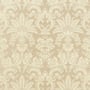 West Indies Damask, Cream on Beige