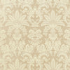 West Indies Damask, Cream on Beige
