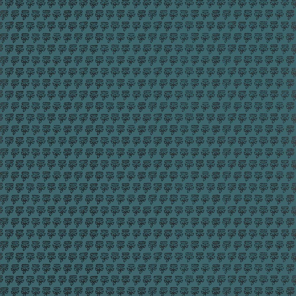 Mimi Teal - Teal Wallcovering | Thibaut