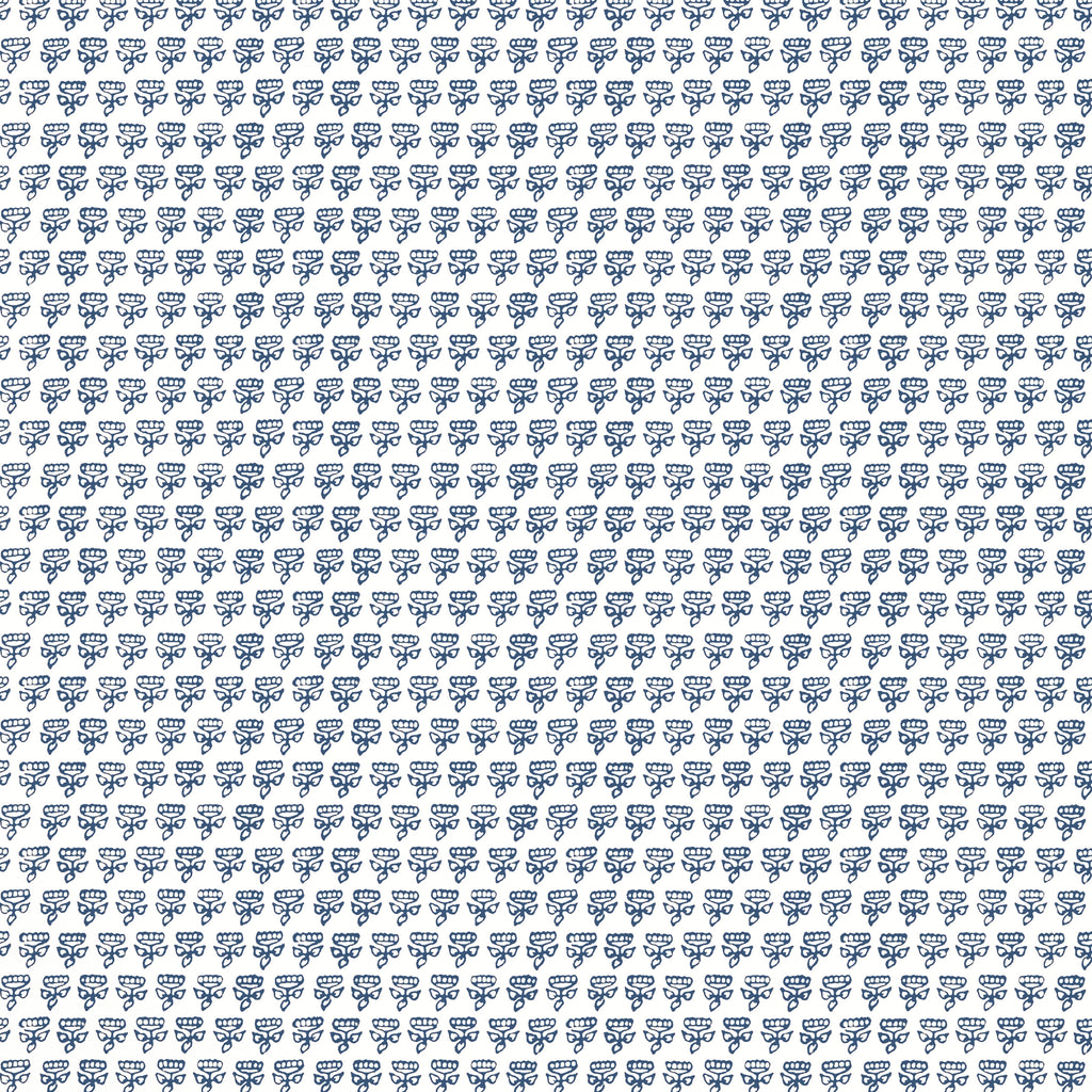 Mimi Navy - Navy Wallcovering | Thibaut