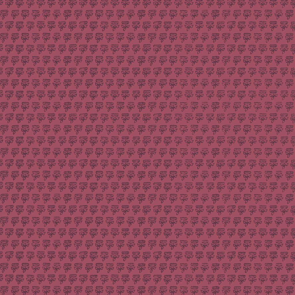 Mimi Raspberry - Rose Wallcovering | Thibaut