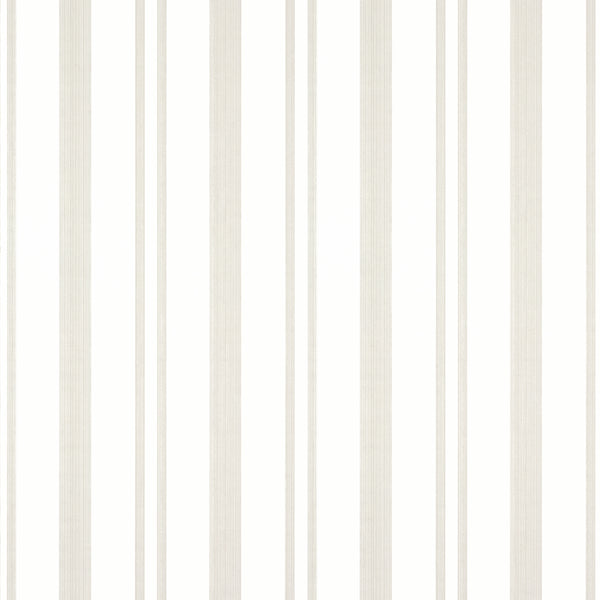 Maggie Stripe Beige - Beige Wallcovering | Thibaut