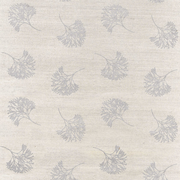 Andros Metallic Silver on Taupe - Taupe Natural Wallcovering | Thibaut