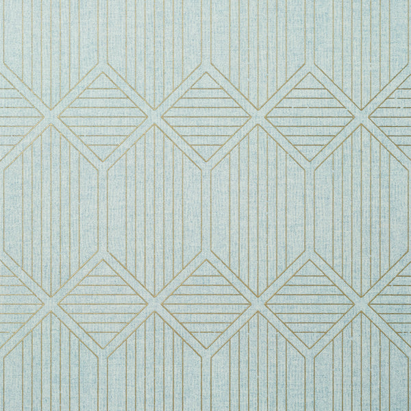 Chatelain Green Printed Fabric | Thibaut
