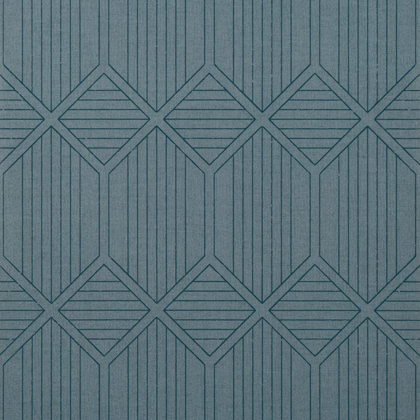 Noam, Steel Blue Wallcoverings | Thibaut