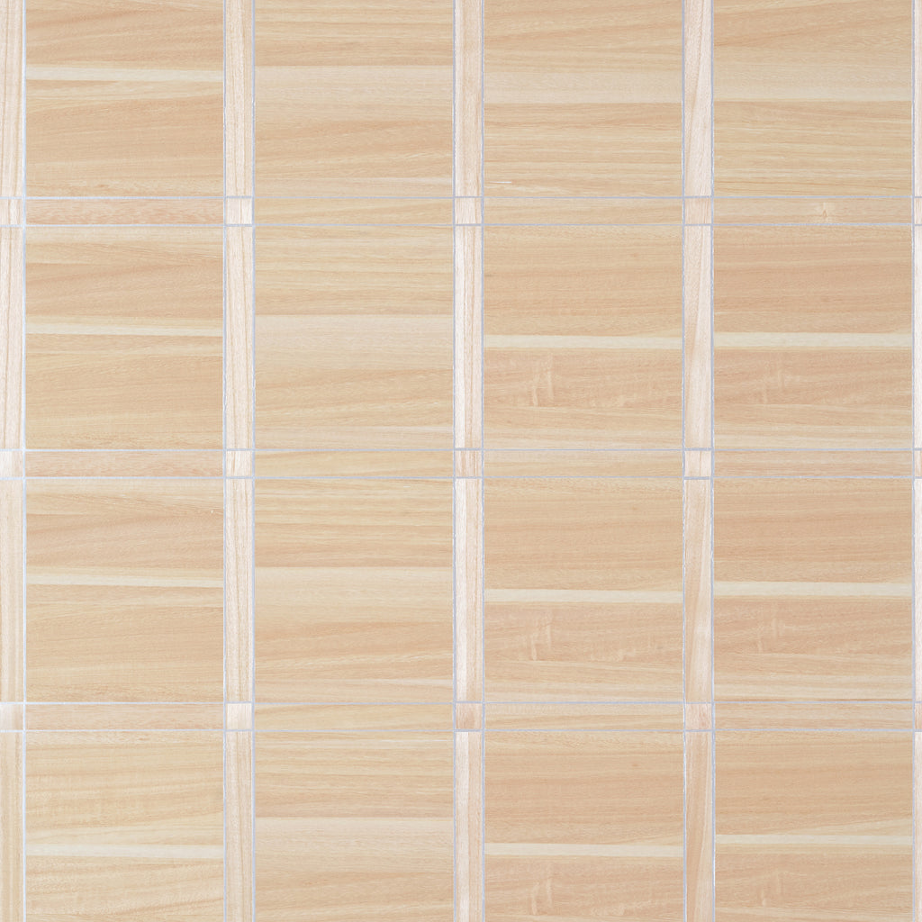Wood Panel Natural and Metallic Silver - Silver Wallcovering | Thibaut