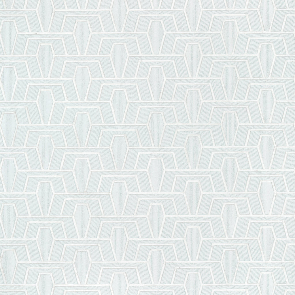 Hinton Tunnel Soft Blue - Pale Blue Wallcovering | Thibaut