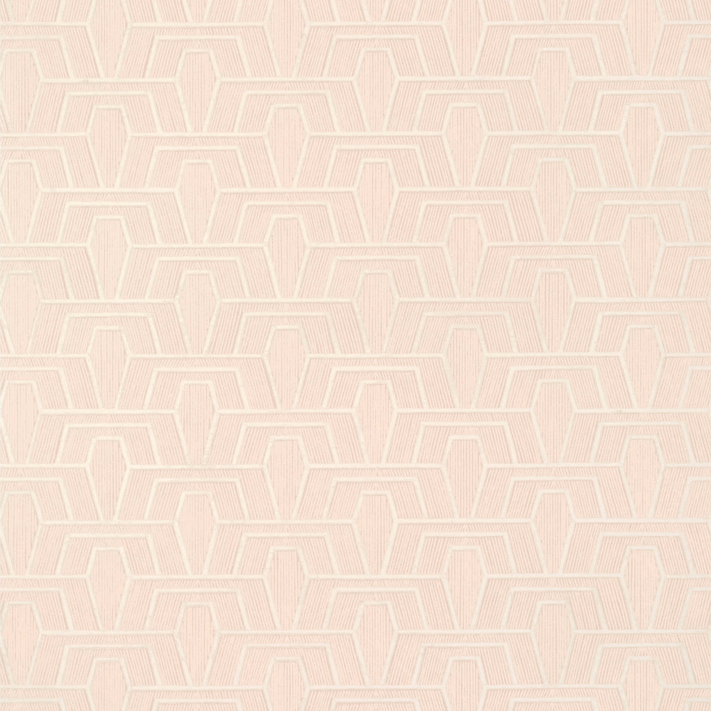 Hinton Tunnel Blush - Pale Peach Wallcovering | Thibaut