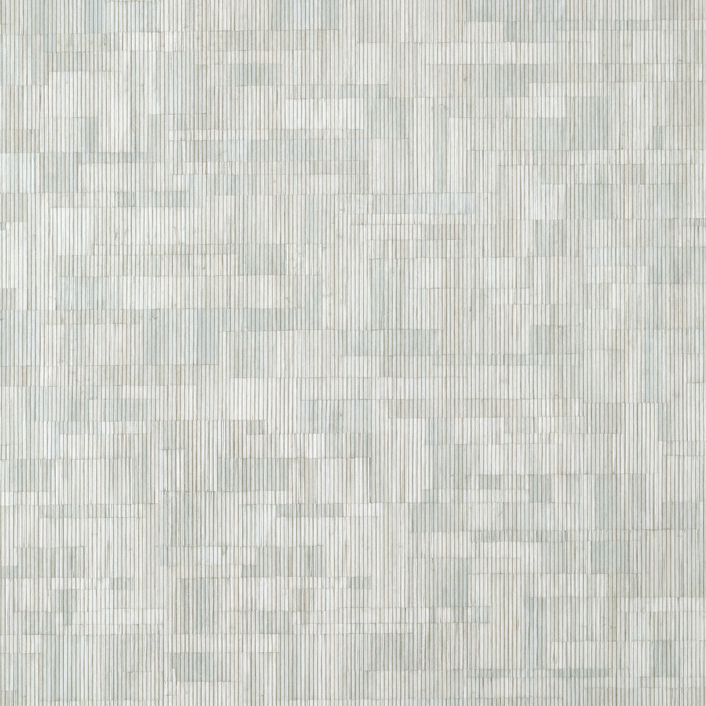 Bamboo Mosaic Putty - Putty Wallcovering | Thibaut