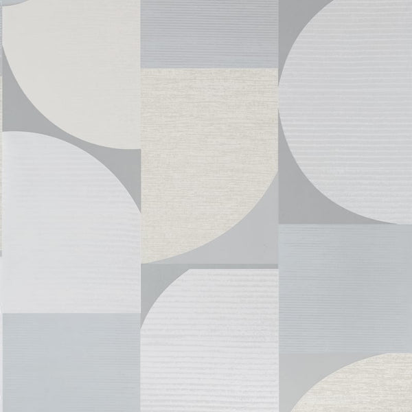Saturn Neutral and Pearl - Pearl Wallcovering | Thibaut