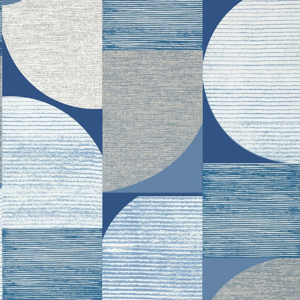 Saturn Blue - Blue Wallcovering | Thibaut