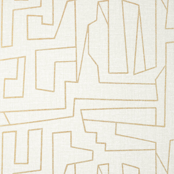 Matrix - Ivory Wallcovering | Thibaut