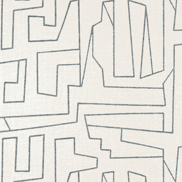 Matrix - Ivory Wallcovering | Thibaut
