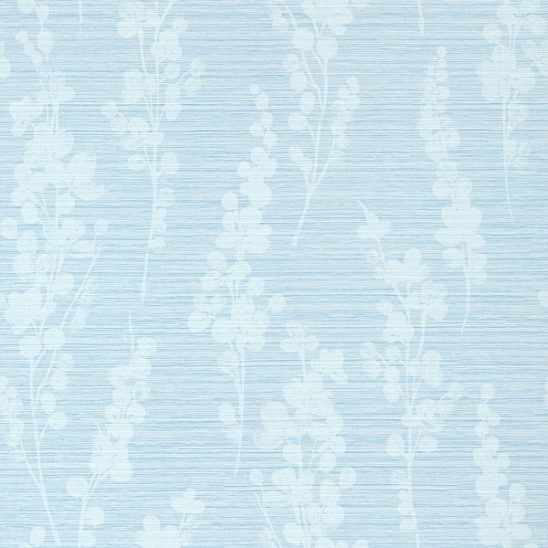 Spring Blooms Sky - Sky Wallcovering | Thibaut