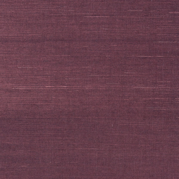 Shang Extra Fine Sisal Plum - Plum Wallcovering | Thibaut