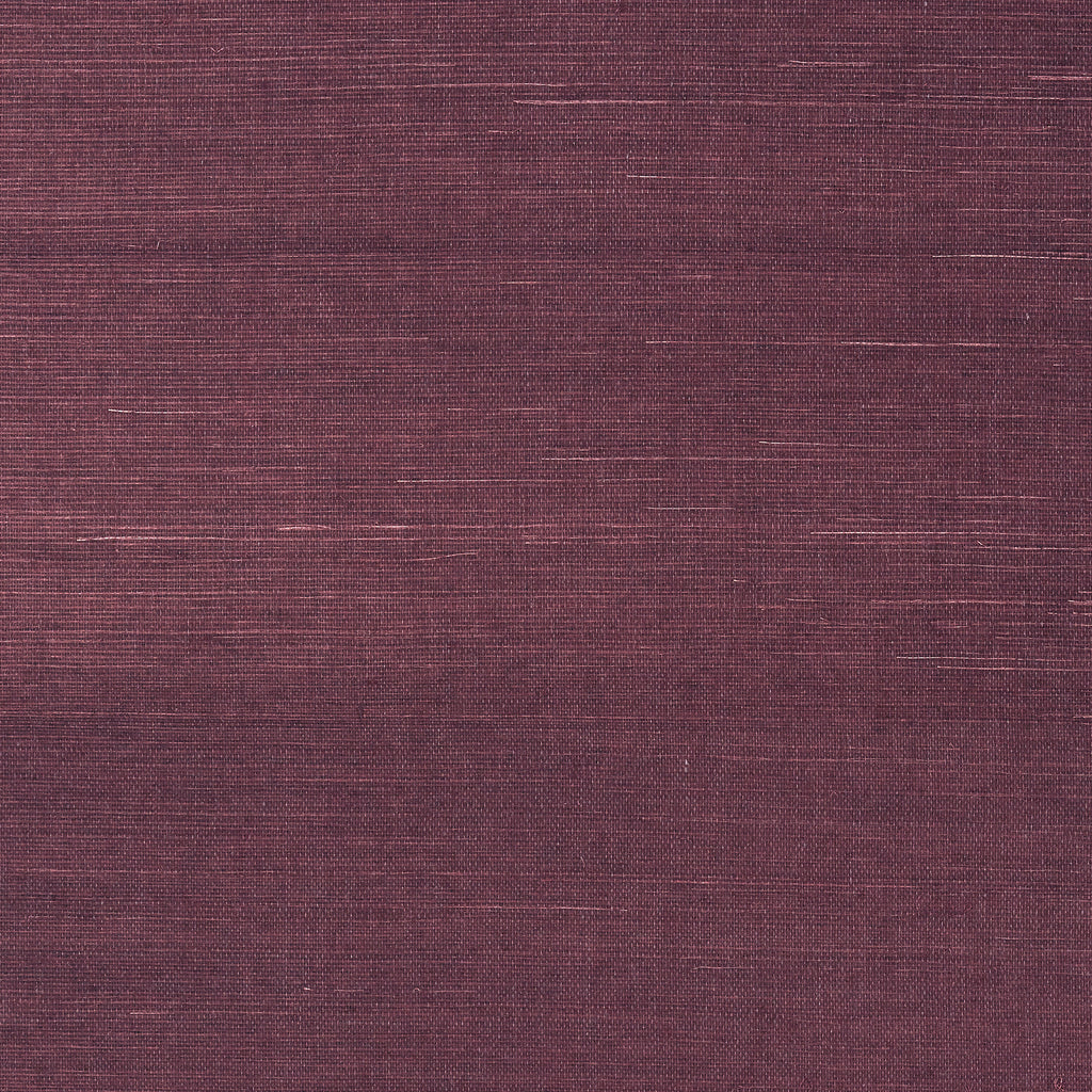 Shang Extra Fine Sisal Plum - Plum Wallcovering | Thibaut