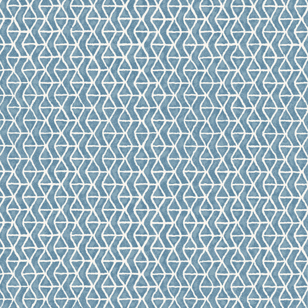 Stony Brook Spa Blue - Blue Wallcovering | Thibaut