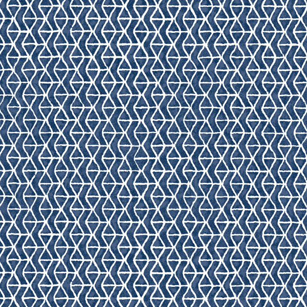 Stony Brook Navy - Navy Wallcovering | Thibaut