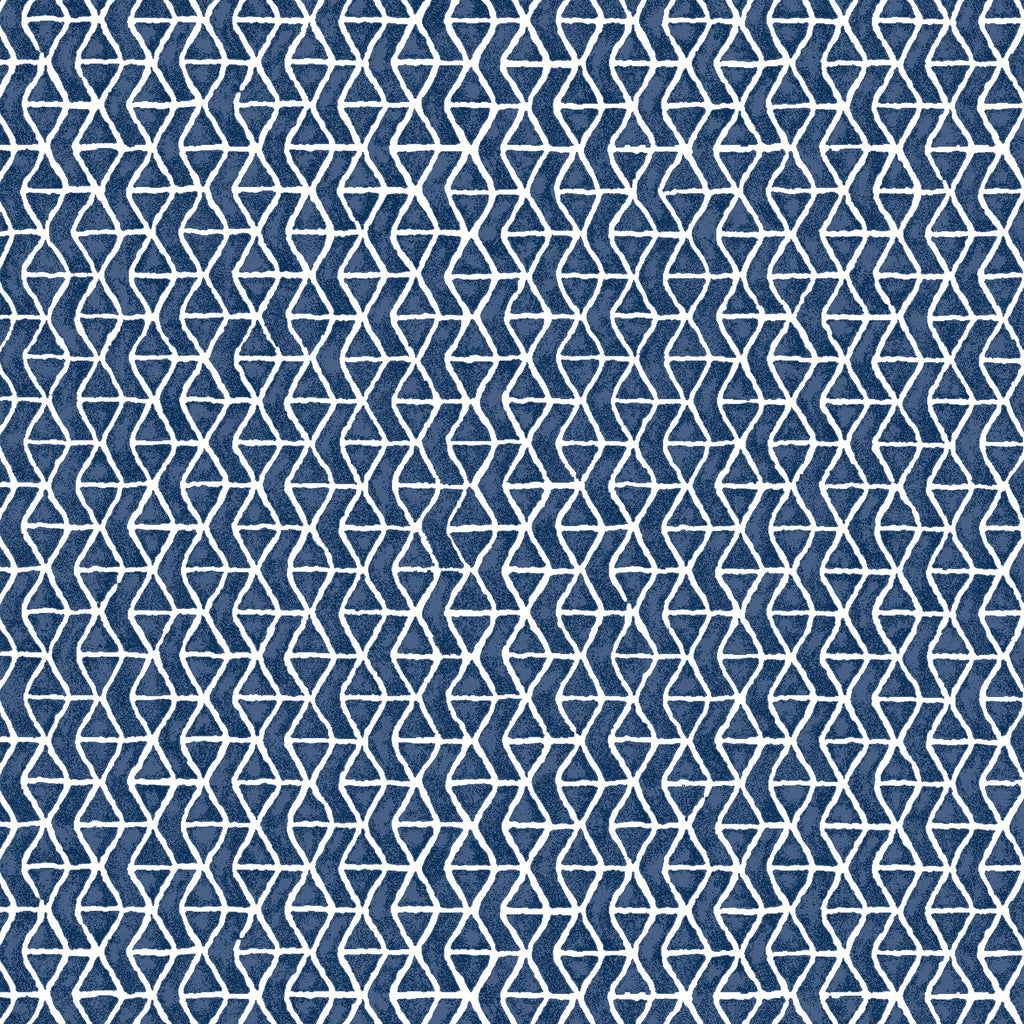 Stony Brook Navy - Navy Wallcovering | Thibaut