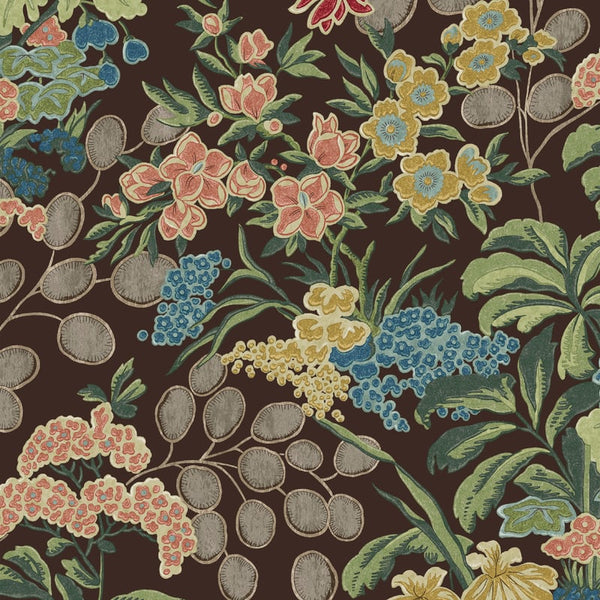 Meadow Brown - Brown Wallcovering | Thibaut