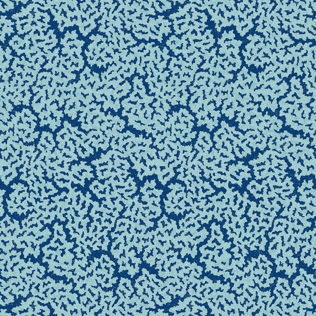 Maldives Navy - Navy Wallcovering | Thibaut