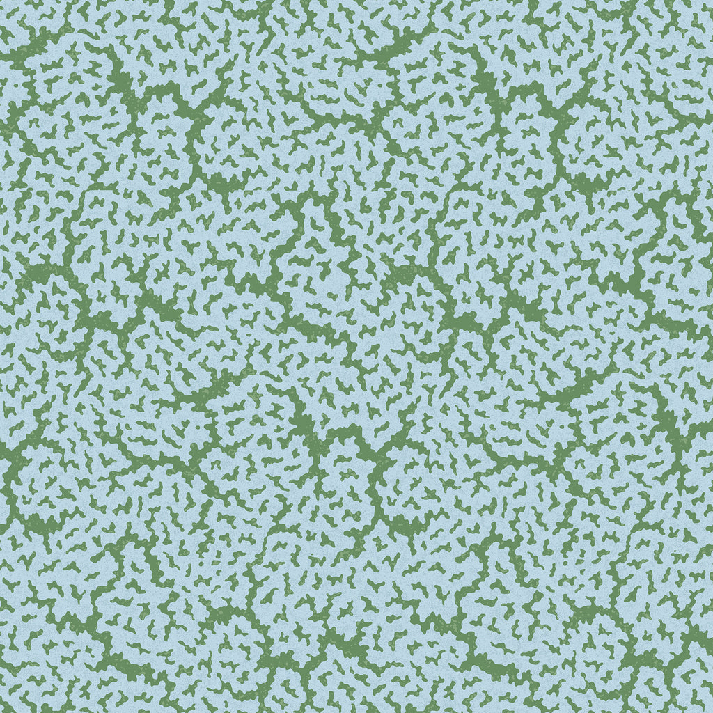 Maldives Blue and Green - Green Wallcovering | Thibaut