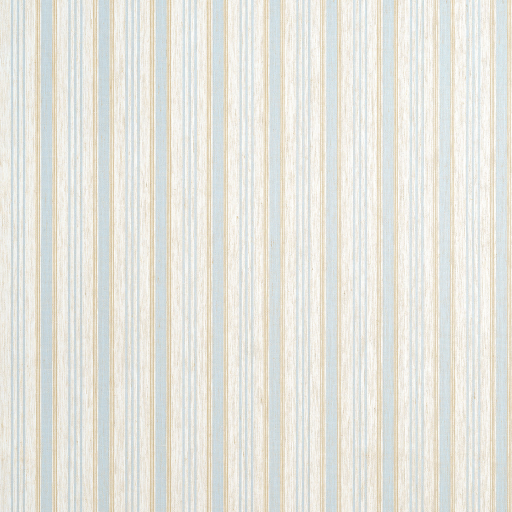 Bennett Stripe Spa Blue - Blue Wallcovering | Thibaut
