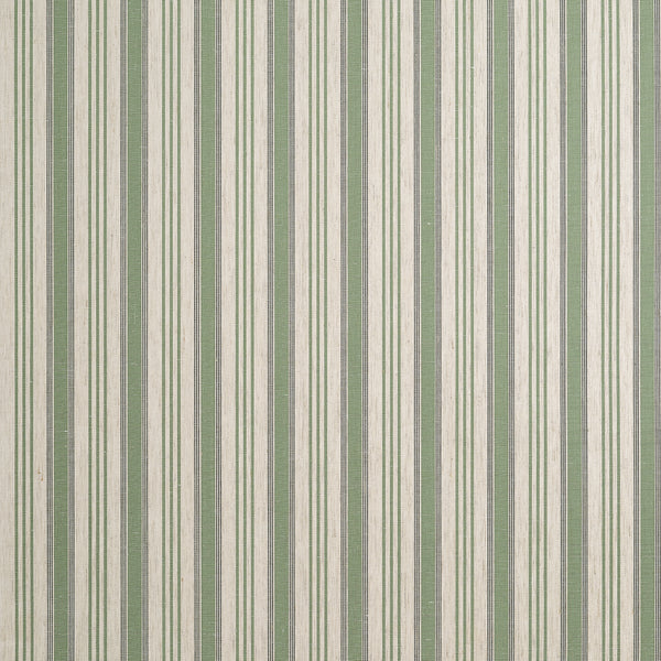 Bennett Stripe Green - Green Wallcovering | Thibaut