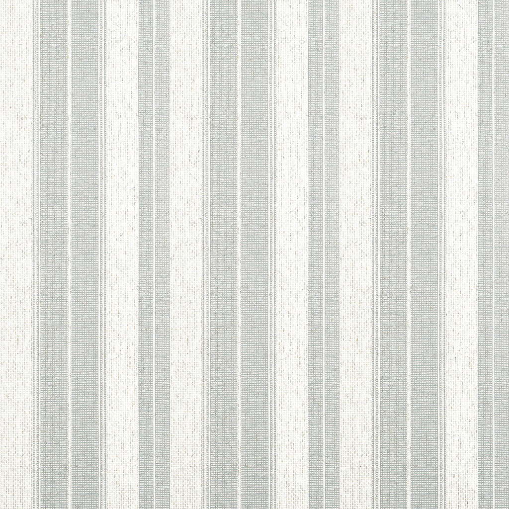 Frisco Stripe Light Grey - Grey Wallcovering | Thibaut