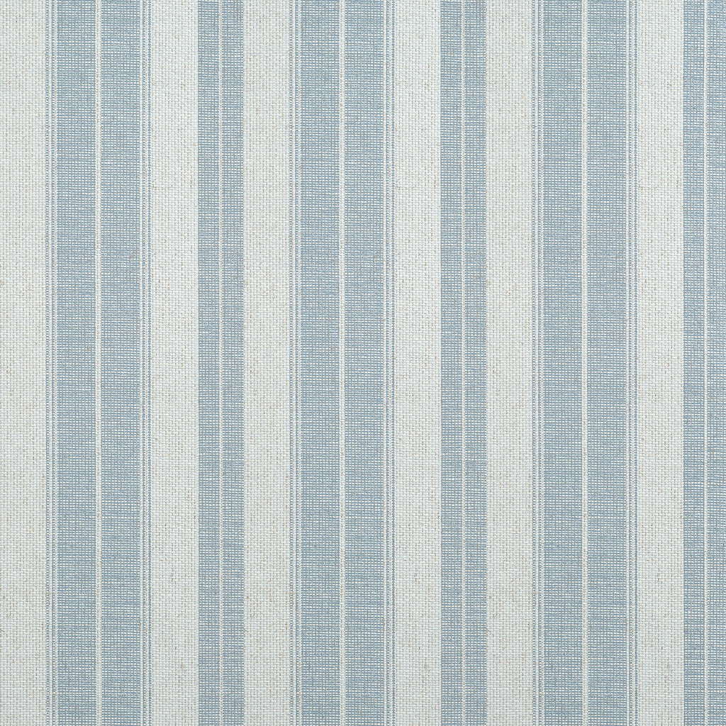 Frisco Stripe Slate - Slate Wallcovering | Thibaut