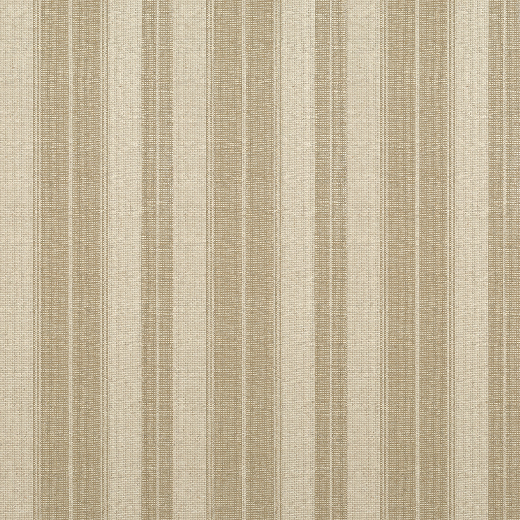 Frisco Stripe Brown - Brown Wallcovering | Thibaut